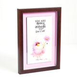 You Are Strong Enough to Face It All' Quote Frame