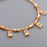 Minimalistic Golden Stone Bracelet
