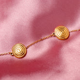 Golden Spirals Bracelet