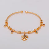 Golden Starfish Charm Bracelet