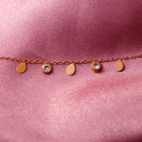 Dropping Stone Golden Bracelet