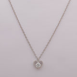 Love Stone Silver Pendant