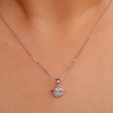 Saturn Ring Silver Pendant