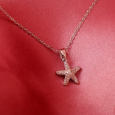 Starfish Silver Pendant