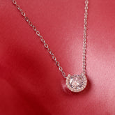 Silver Stone Drop Pendant