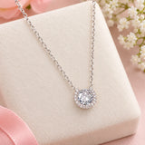 Silver Stone Drop Pendant