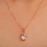 Blooming Stone Golden Pendant