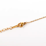 Moon and Star Golden Pendant