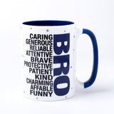 Archies Quoted Ceramic Mug - Bro 350 ml