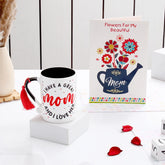 Mother's Day Card & "I Love My Mom" Mug Combo