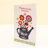Mother's Day Card & "I Love My Mom" Mug Combo
