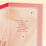 A Mother's Love Is Blessing Mother's Day Greeting Card and Lindt Lindor Chocolate