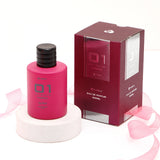 Superhero Mom Card & 01 Women Perfume Combo