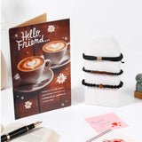 Archies Friendship Greeting Card & Wooden Cross Bracelet Set
