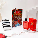 Archies 'Side By Side Friends' Greeting Card, Perfume & Bracelet Set