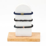 Archies Friendship Greeting Card & Navy Corded Bracelet Set