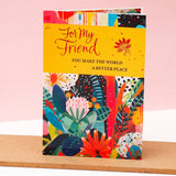Archies 'My Friend' Greeting Card, Perfume & Bracelet Set
