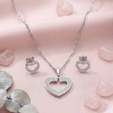 Ever Amour Pendant with Earring Set
