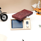 Archies Navy Blue Wallet Set With Archies UXR Perfume