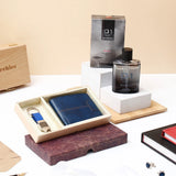 Archies Navy Blue Wallet Set With Archies Black Diamond Perfume