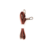 Tan Brown Leather Buckle Laptop Bag