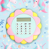 Blue Unicorn Calculator Pencil Case