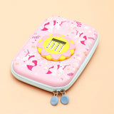 Pink Unicorn Calculator Pencil Case