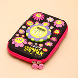 Hello Summer Floral Calculator Pencil Case