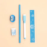 Blue Race Car Pencil Box