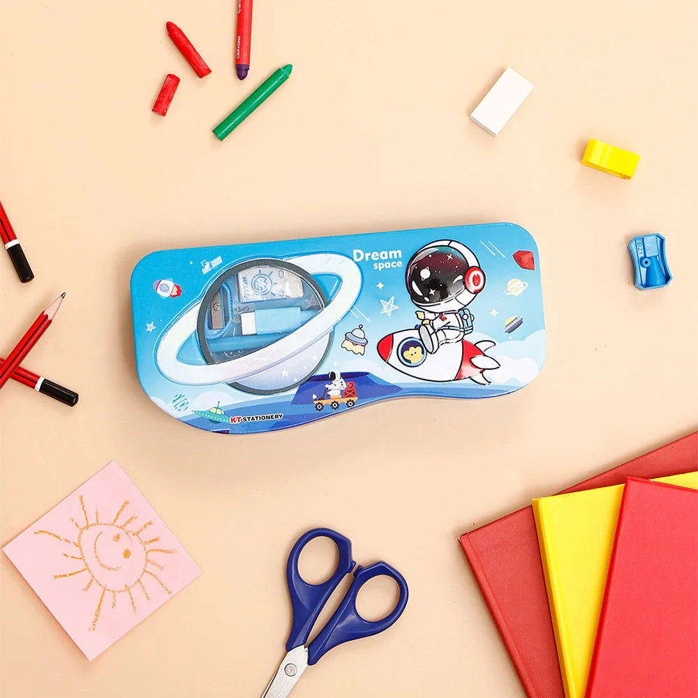 Light Blue Dream Space Pencil Box