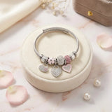 Sweet Heart Charms Silver Bracelet