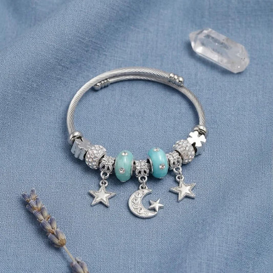 Celestial Charms Silver Bracelet