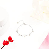 Liitle Hearts Silver Charm Anklet