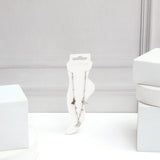 Butterfly Silver Charm Anklet