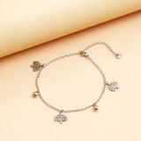 Wisdom Tree Silver Charm Anklet