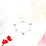 Old Tree Silver Charm Anklet