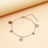 Old Tree Silver Charm Anklet
