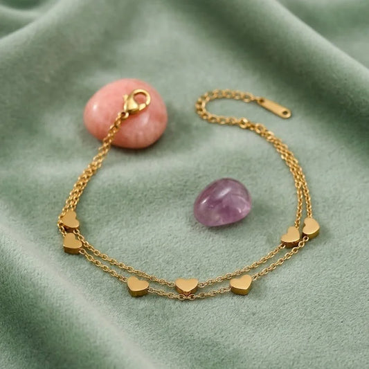 Eternal Heart Golden Bracelet