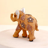 Small Baby Elephant with Silver Ears Showpiece