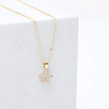 Stellar Dreams Pendant Earing Set with Rose