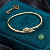 Goddess Serpent Golden Bracelet
