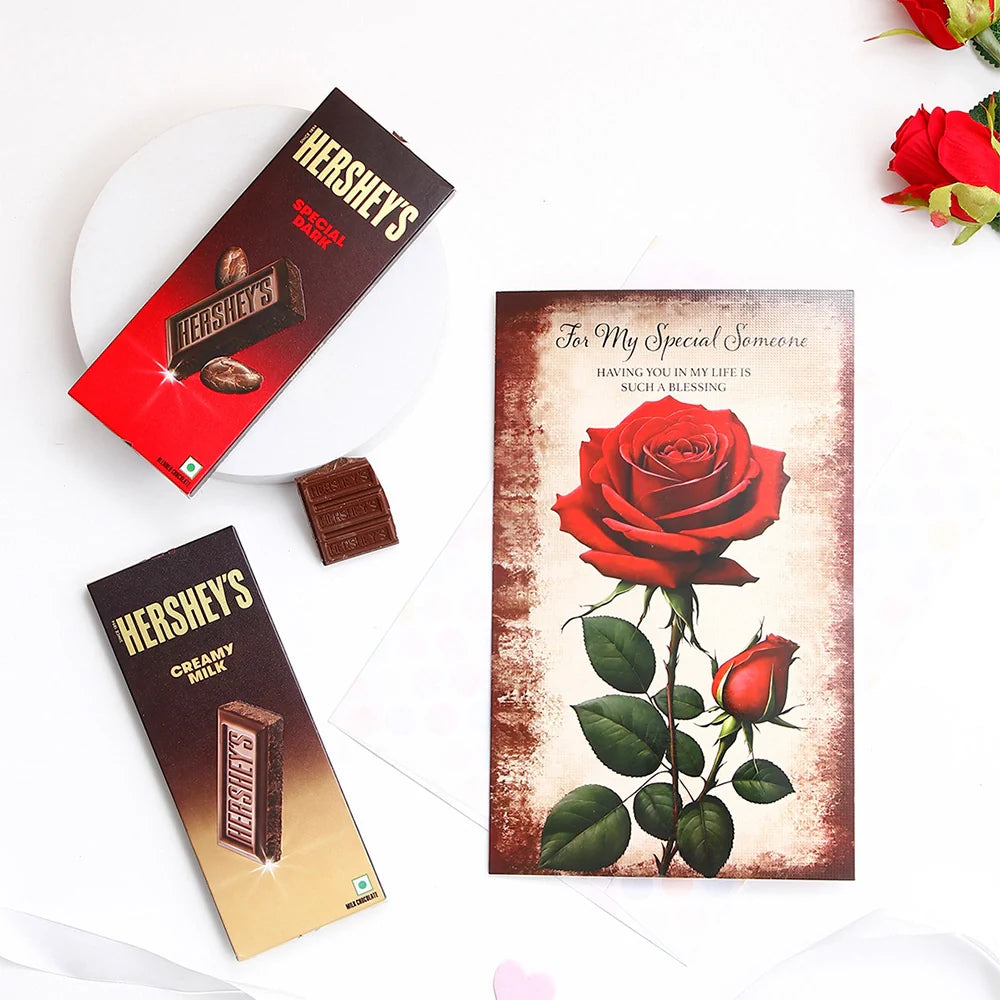 Hersheys Chocolate With For My Special Someone Greeting Card and Envelope