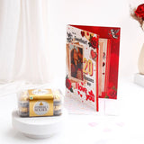 Ferrero Rocher With For My Sweet Heart 20 Reasons Why Greeting Card and Envelope