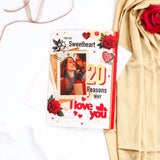 For My Sweet Heart 20 Reasons Why Greeting Card With Envelope