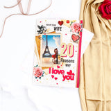 My Dear Wife 20 Reasons Why Greeting Card With Envelope