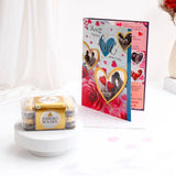 Ferrero Rocher With A to Z Things I Love About You Greeting Card and Envelope