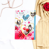 White Teddy Bear with Lindt Chocolate and Greeting Card