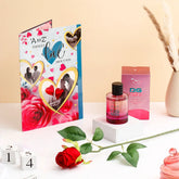 Archies Dream Gals Perfume With Greeting Card and Rose