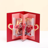 Sweetheart Love Teddy Greeting Card With Envelope