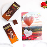 Hersheys Chocolate With You Are My Heart and Soul Greeting Card and Envelope